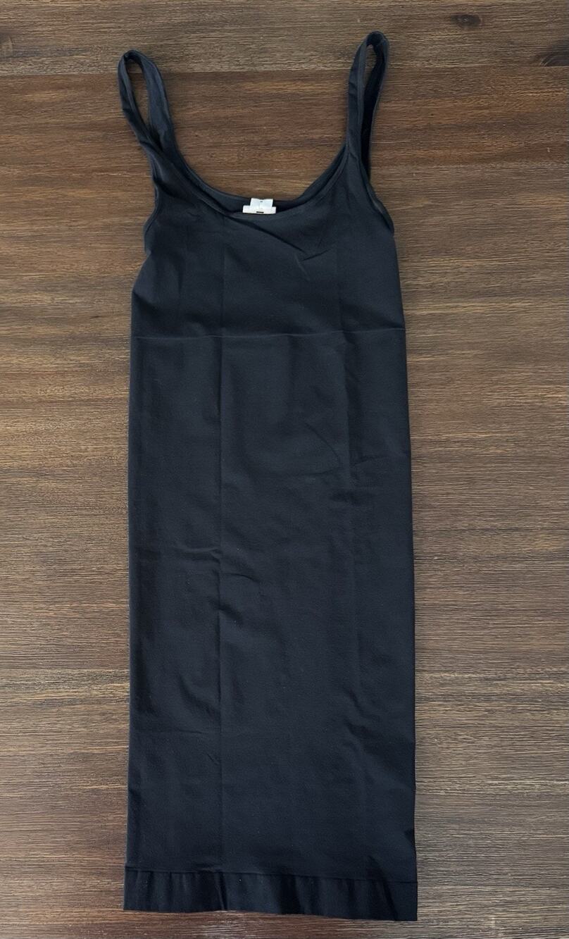 Wolford Shapewear Slip Dress Black Stretch Jersey Women’s Medium